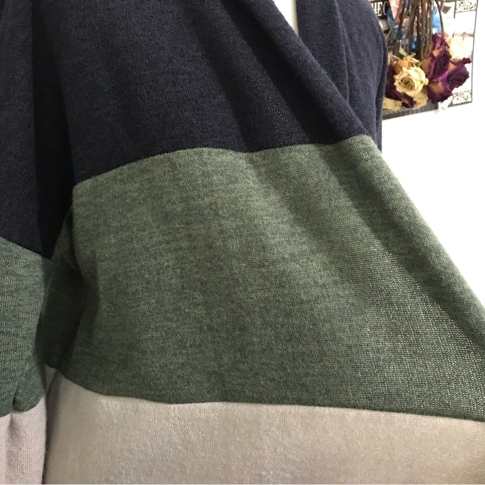 Beeson River Longline Colorblock Cardigan Duster Size XLARGE - Picture 4 of 8
